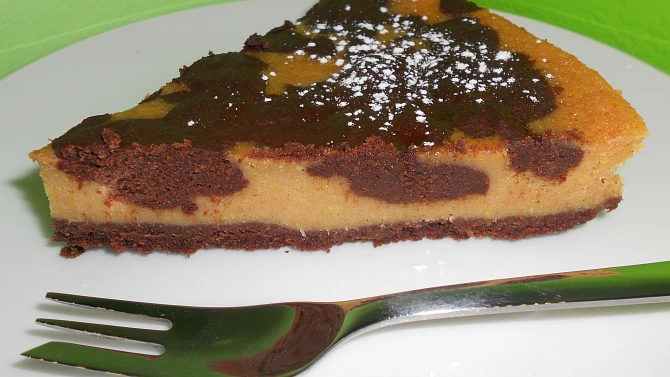 Čokoládovo-dýňový cheesecake