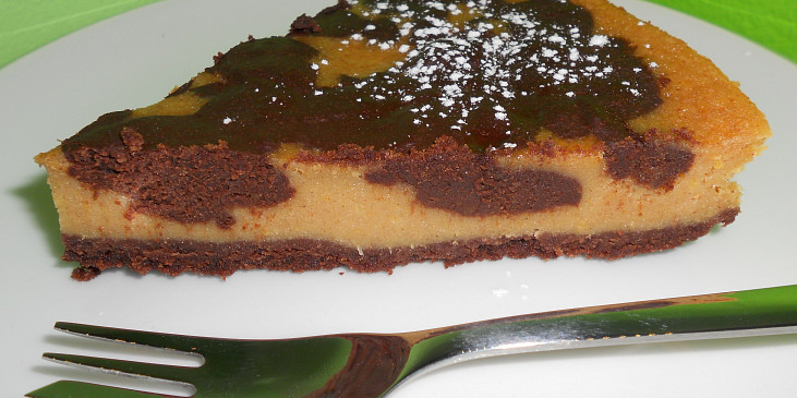 Čokoládovo-dýňový cheesecake