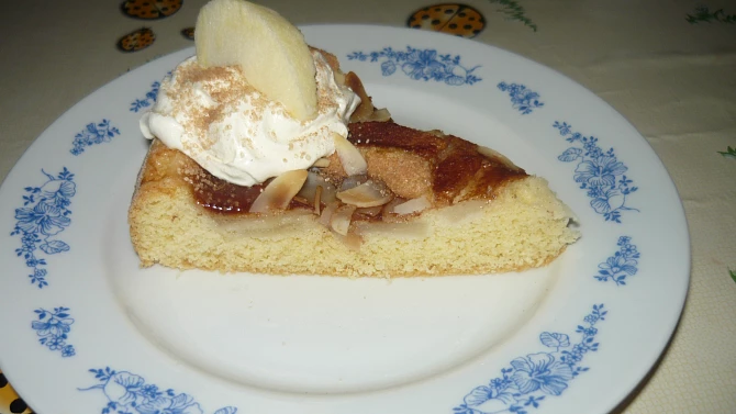 Francouzský  hruškový koláč