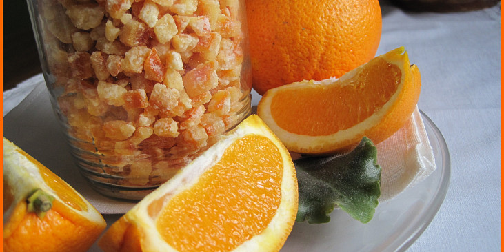 Kandovaná pomerančová kůra