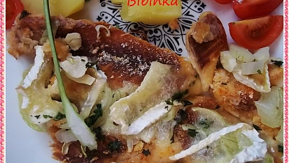 Křupavé rybí kousky  s Hermelínem