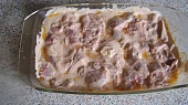 Krůtí stehna na jogurtu, Krůtí stehna na jogurtu- před pečením