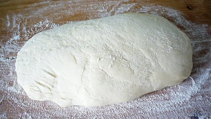 Kynuté placky se smetanou pečené na plotýnce
