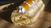 Mandarinková roláda bez mouky