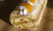 Mandarinková roláda bez mouky