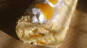 Mandarinková roláda bez mouky