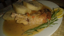 Naložený králík na medové hořčici a na smetaně