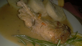 Naložený králík na medové hořčici a na smetaně