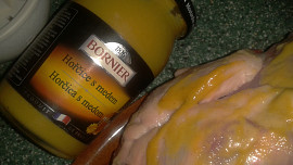 Naložený králík na medové hořčici a na smetaně