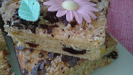 Ořechovo-citronový moučník k čaji a ke kávě