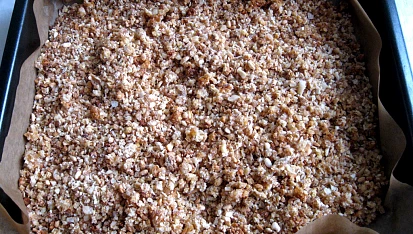 Oříškovo-medové müsli bez lepku a mléka