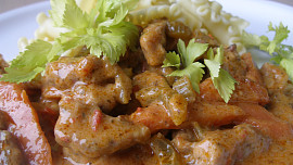 Ostré vepřové nudličky