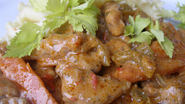 Ostré vepřové nudličky