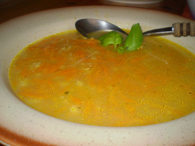 Ovesná polévka s mrkví