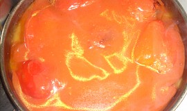 Papriky plněné masem a pohankou