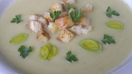 Petrželová krémová polévka