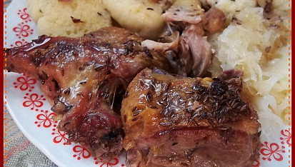 Pomalejší výtečná pečeně kachny a kuřete na zázvoru a citronu, Pomalejší výtečná pečeně kachny a kuřete na zázvoru a citronu