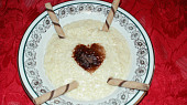 Rýžová kaše s pudingem z DP (vařím jí často dík za recept je to prima rychlovka)