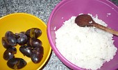 Rýžový nákyp se švestkami a tvarohem