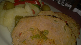 Sekaná několika chutí a barev s fazolkami