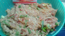 Sekaná několika chutí a barev s fazolkami