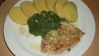 Špenát ze zmrzlého špenátu
