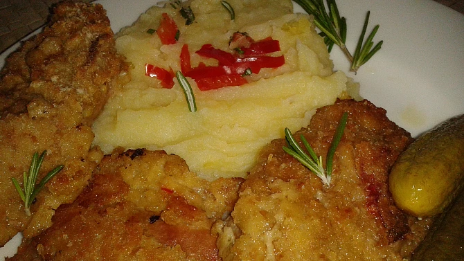 Šťavnaté a chutné řízečky  z býčích žláz