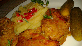 Šťavnaté a chutné řízečky  z býčích žláz