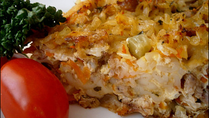 Šunkafleky netradičně, detail