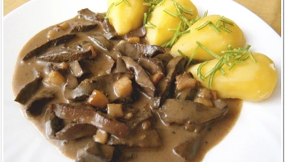 Vepřové slezinky na smetaně, Vepřové slezinky na smetaně