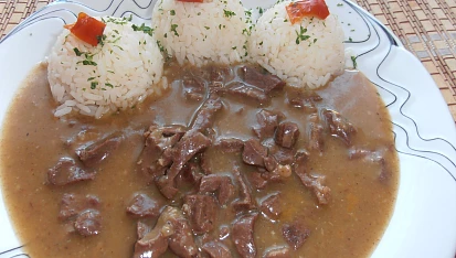 Vepřové srdce na slanině