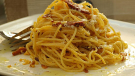 Autentické špagety carbonara podle Emanuela