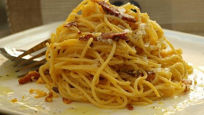 Autentické špagety carbonara podle Emanuela