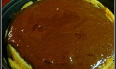 Božskorolský dortořez, nanesení kakaového těsta