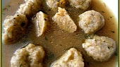 Bramboráčkové knedlíčky do polévky
