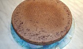 Čokoládový dort  "INDIÁN", upečený korpus