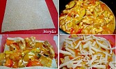 Domácí celozrnné lasagne zapečené s kuřecím masem