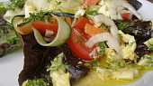 Fenyklovo - zeleninový salát s vaječnou zálivkou
