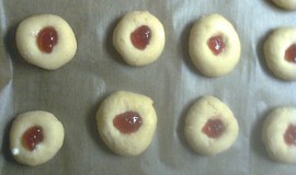 Hanácké koláčky s tvarohem a marmeládou