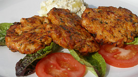 Harissové kuřecí placičky