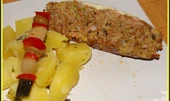 Kapustovo-kuřecí sekaná s uzeným bůčkem