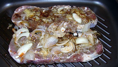 Krkovice na grilu