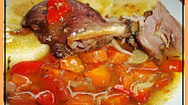 Krůtí maso na červené zelenině s  tymiánem, Krůtí maso na červené zelenině s tymiánem