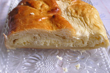 Kynutý "jakoštrůdl" s tvarohem