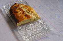 Kynutý "jakoštrůdl" s tvarohem
