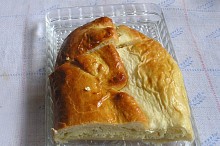Kynutý "jakoštrůdl" s tvarohem