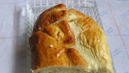 Kynutý "jakoštrůdl"s tvarohem, Kynutý "jakoštrůdl" s tvarohem