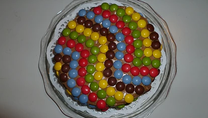 Lentilkový dort