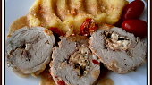 Pikantní "papiňáková" vepřová roláda v alobalu (podáváme s bramborovou kaší, přelité rozmixovanou šťávou)