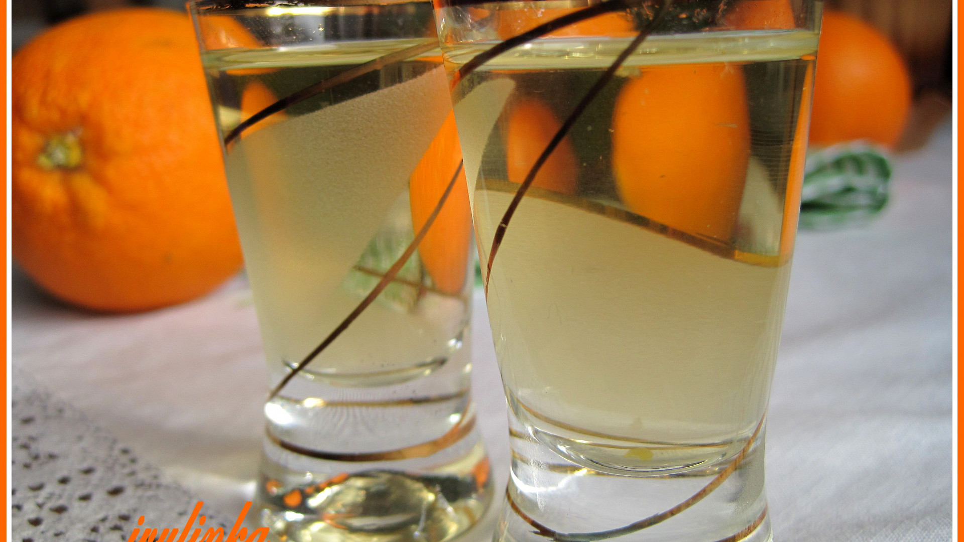Pomerančový likér ze slivovice